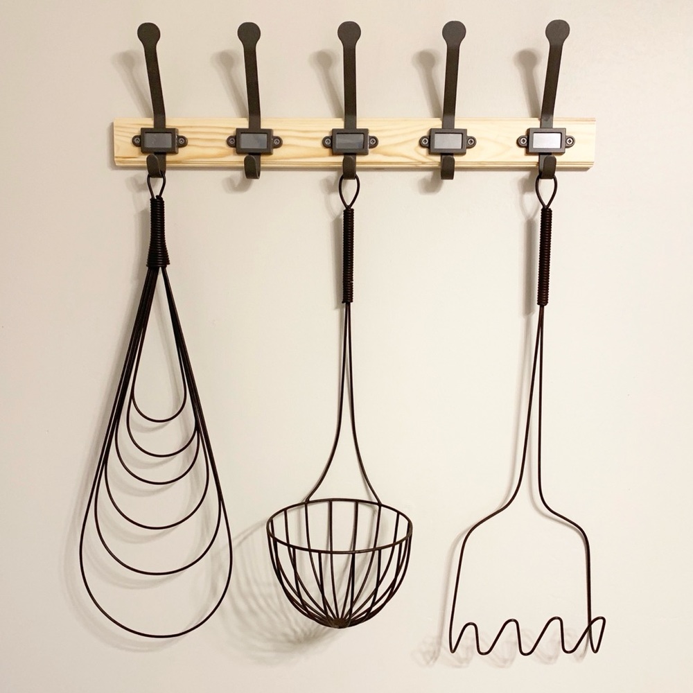 Jumbo Farmhouse Kitchen Utensil Wall Decor Set 3